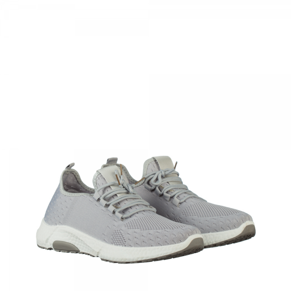 Мъжки спортни обувки сиви от текстилен материал Torro, 2 - Kalapod.bg